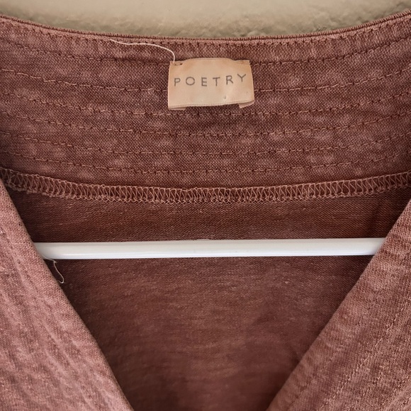 Poetry Rust Button-Up Cardigan - Picture 3 of 4